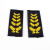 2011式保安肩牌肩章套牌配饰 物业小区保安服装配件标志全套定做 全黄套肩章10对