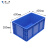 添亦 EU周转箱塑料零件盒子收纳仓库储物整理箱600*400*280mm蓝色
