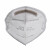 CM朝美 KN95活性碳口罩6002A-2型折叠耳挂式 工业防粉尘颗粒物雾霾PM2.5  独立包装 灰色 50只/盒