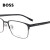 雨果博斯（HUGO BOSS）近视眼镜男女款光学眼镜架黑色镜框镜腿眼镜框0808FQIL56MM
