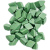 定制绿色高铝瓷三角研磨石震动研磨材料玉石玛瑙五金金属抛光磨料 三角15*15(25kg)