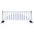 上陶鲸市政道路护栏城市公路隔离栏杆锌钢围栏交通设施马路防撞护栏安装高度0.8米*3.08米宽/套