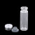 希万辉 西林瓶实验室采样分装透明玻璃瓶管制玻璃小药瓶注射剂瓶 10ml+胶塞+铝塑盖100个装