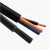 恒飞电缆（HengFeiCable）中型橡套软电缆 YZ-300/500V-3*4+2*2.5 黑色 100m