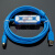 适用DVP系列PLC编程电缆通讯/数据/下载线USB-DVP USBACAB230 经济黑普通接口 2.5米