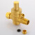 海斯迪克 HKC-7 水管调压式黄铜减压阀 自来水铜阀稳压阀 DN15（出水滑帽内外丝） 