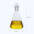 棕色碘量瓶定碘烧瓶具塞三角烧瓶25/50/100/250/500/1000ml玻璃产 白碘量瓶50ml