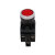 贝傅特 按钮开关 黑色触点点动无锁按压式自复位电源带灯开孔22mm控制按键手柄  LA42-11D红
