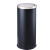 和畅（HC）GPX-110D 港式座地垃圾桶 黑色 不锈钢垃圾桶 商用垃圾桶 垃圾箱果皮桶