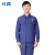 壮鑫防静电夏装长袖工服(蓝色)XL码工作服装机实验室ZXJD_XL_13
