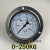 不锈钢外壳YN-100ZT轴向带边耐震压力表油压液压0-250KG /3/8PT 0-100KG