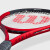 威尔胜（Wilson）CLASH100L V2威尔逊全碳素纤维电镀红男女初学训练比赛专业网球拍 WR074111U2-100拍面16x20/310