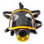 普达 自吸过滤式防毒面具 MJ-4002呼吸防护全面罩 面具+P-A-2过滤罐