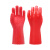 东亚手套  807 颗粒防滑剥皮手套 橘/红色随机发货 （适合女士）10双 M