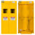 全钢气瓶柜氧气钢瓶储存柜实验室气体安全柜双瓶防爆罐 黄色双瓶无报警