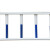 海斯迪克 市政护栏交通隔离护栏 锌钢安全防撞活动护栏 100CM高护栏（1立柱+3米护栏）HKCX-133