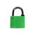 鲁中平高  锁体宽35mm锁梁高30mm 梅花塑钢锁 （计价单位：个）绿色