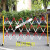 道路伸缩 护栏施工安全围栏可玻璃钢铁马电力绝缘伸缩移动警 1.2米高*3米长