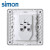 西蒙（SIMON） 开关插座面板五孔插座空调带开关86型墙壁暗装C20系列荧光灰 斜五孔插座（新国标）