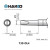 白光（HAKKO）FX971电焊台 用T39系列焊嘴及配件 D型一字扁平型焊嘴 T39-DL4
