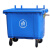 单位军 雨林大型容量 清运盖 环卫垃圾桶户外推大不带垃圾箱垃圾 蓝色