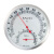 不锈钢温湿度计室内温度计药房实验室工业高精度温湿度计 银色TH838A（-20℃~50℃）