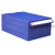 奔新农零件盒工具柜乐高分类物料盒螺丝塑料盒收纳抽屉式元件盒子 新款F1:外180*95*50mm全蓝