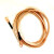 高压临时接地线延长线透明PVC护套铜绞线压好铜端子的大电流线5米 6方线5米含端子