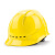 伟光安全帽 新国标 高强度ABS透气款 黄色 旋钮式 1顶