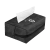 JISCTA适用AITO问界M5M7车载纸巾盒抽纸套挂式纸巾包汽车内装饰专用配件 尊贵黑 1个