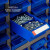 越越尚  零件柜电子元件存储柜工具整理柜钢制物料柜零件收纳柜 100抽蓝色抽屉下档带门  YYS-SJG-208