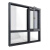 华晟谊亨 系统窗80系列断桥铝合金型材双钢中空玻璃 可定制