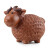 星座缘 紫砂羊摆件 陶瓷羊摆件 生肖羊摆件 绵羊摆件 茶宠羊 大红袍 高5.5cm