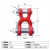 起重链条链接器H扣X型连接扣起重工具配件80锰钢链条连接头 1/4X扣