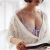 月袖（YUEXIU）夏季性感蕾丝内衣套装网纱大版少女胸罩 黑 32A/70A/S