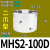 三爪卡盘气爪MHS3-16D/20/25/32/40/50/63/80SMC型气动手指气缸 浅灰色 MHS2-100D
