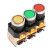 适用于电气 LAY8E11BN 按钮旋钮急停开关带灯按钮 红色绿色黄色 LA38定制 LAY8E-11D AC.DC 24V 红