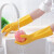 百舸 乳胶厚手套 防水防油 洗碗清洁防滑耐磨橡胶丁腈涂层 10双