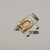 以琛 创意黄铜马蹄扣一字槽可拆卸箱包DIY配件纯铜汽车钥匙扣 迷你款【杆粗4mm】