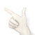 兴选工品 一次性白色乳胶手套 实验室卫生级工业手套劳保医院食品防护手套 S（8.0-8.5CM）/10双 