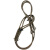 插编钢丝绳子手工编织钢丝绳起重吊具锁具编头子吊索具塔吊油丝绳 荧光黄 18毫米10米长