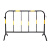 交通安全隔离栏 铁马围栏 场地活动护栏 临时施工围栏 黑黄1*1.5米 个