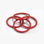 φ2.0φ2.5硅橡胶0型圈红色耐高温模具防水密封防油圈10/12/14/10 2.0*外32MM16个/包