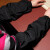 冰禹 BYsp-02 防水袖套 防油污工作秋冬厨房劳保防雨绸布套袖护袖(1双) 红色40cm