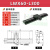 X轴燕尾槽滑台LWX40/25/60长行程齿轮齿条型手动位移微调平台精密 LWX60-L300(行程260mm)