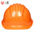 LISM印字  安全帽工地男国标加厚建筑工程电力头盔定制logo印字 红色 五筋反光条ABS