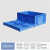 可折叠物流箱塑料周转框工业中转货胶框运输折叠式收纳筐盒子加厚 S806A折叠箱 外径650*435*260mm 蓝色