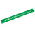 海斯迪克 HK-811 地面标识贴(2张) 温馨提示贴纸 耐磨地贴 请在此线外等候 绿10*100cm