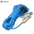登山绳户外空调安装安全绳攀岩绳攀登装备绳索耐磨救援绳子 12mm5米蓝套管
