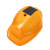国标充电工地安全帽双风扇蓝牙制冷风扇帽带头灯太阳能帽子工程帽 3档近电报警器（10个)